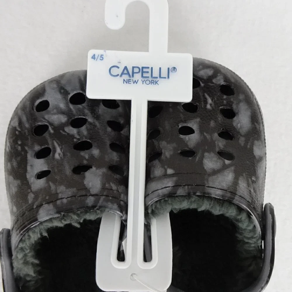 Capelli Camo Shoe Clog Muck Slip On Gray Lined Size 4 -5 Boys